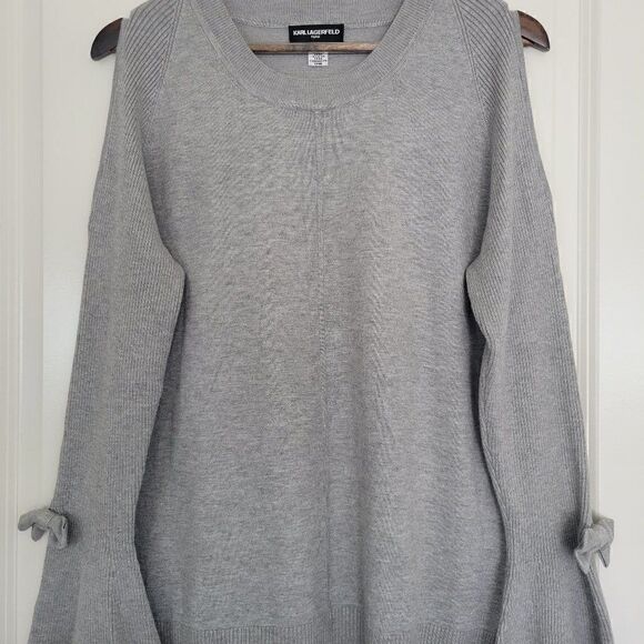 ‎Karl Lagerfeld  Sweater off the shoulder size L/G - Picture 1 of 9